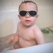 If I hide behind my sunglasses, maybe Momma won’t take any more embarrassing photos of me and post them on the internet. by egad