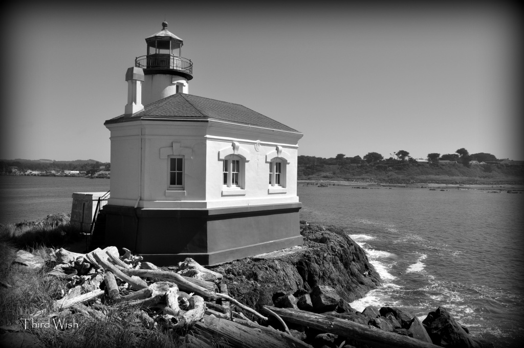 Coquille Lighthouse At Bandon by mamabec