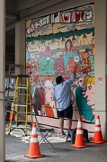 25th Aug 2011 - Billy King Paints A MURAL At Pike Place Public Market  A Kickstarter project I Am Supporting