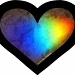 Rainbow Heart by flygirl