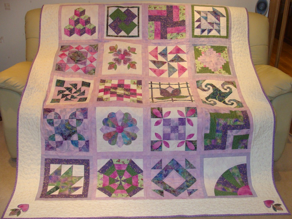 Sampler Quilt - finished at last!   by busylady