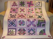 30th Aug 2011 - Sampler Quilt - finished at last!  