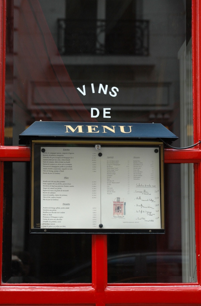 Just for fun: Restaurant's window by parisouailleurs