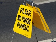 19th Aug 2011 - Funeral sign