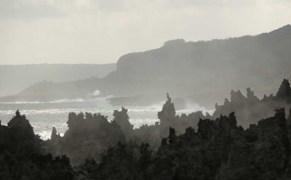 Christmas Island Coastline from the blowholes by lbmcshutter