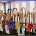 A row of walking sticks. by happypat