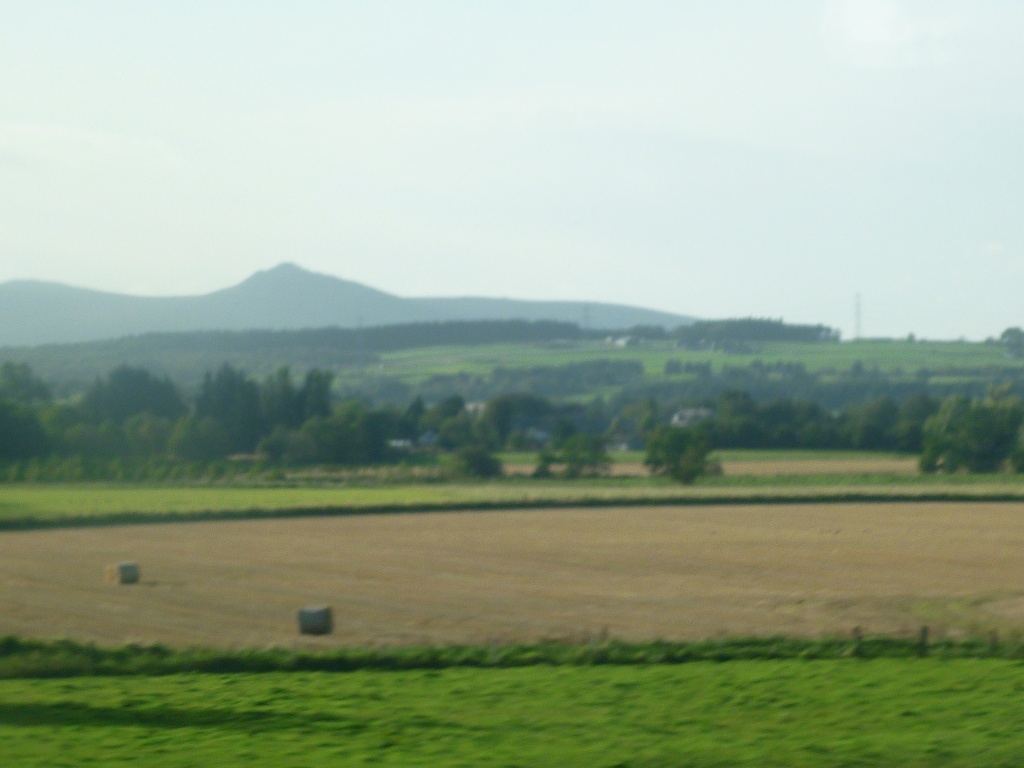 Bennachie view from the train by sarah19