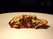 23rd Sep 2011 - Chocolate chip cookie, half eaten