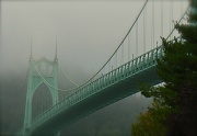 28th Sep 2011 - i love fog - St. Johns Bridge - Portland, OR USA