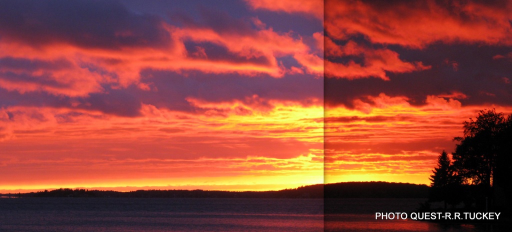 sunset collage by rrt