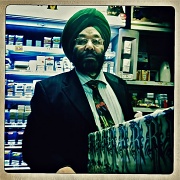 2nd Oct 2011 - Man in the Cornershop