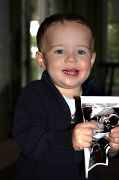 4th Oct 2011 - I hope he is gentler to the baby than he was to the ultrasound photo