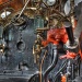 Steam Locomotive Cab by natsnell