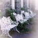 white benches by grecican