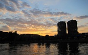 20th Sep 2011 - Sunset over the Meuse at Huy.