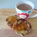 Toasted teacake and a cuppa by dulciknit