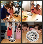 5th May 2010 - The girls make sushi