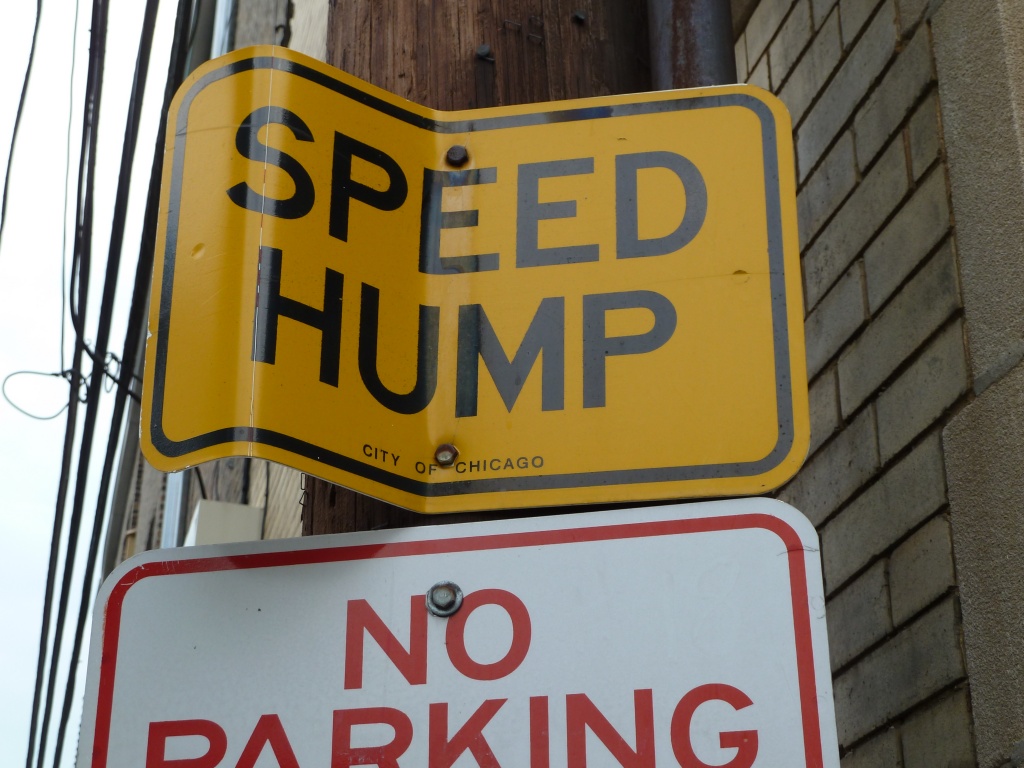 Speed hump, but no parking! by grozanc
