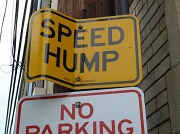 16th Oct 2011 - Speed hump, but no parking!