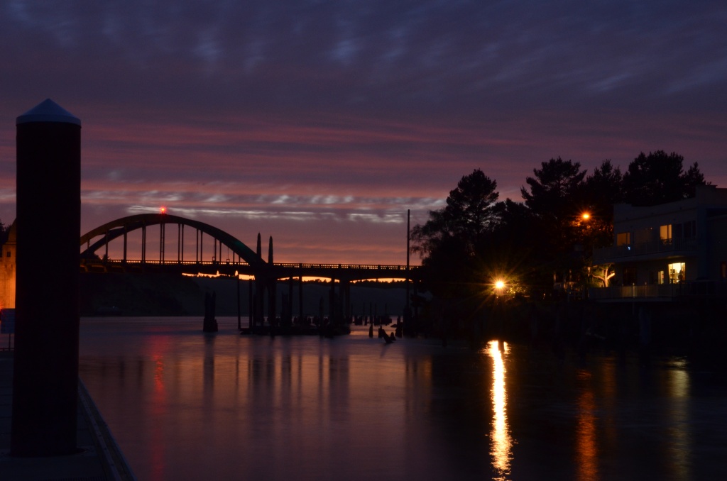 bridge at twilight  by jgpittenger