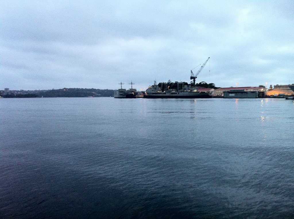 Garden Island, Sydney Harbour by peterdegraaff