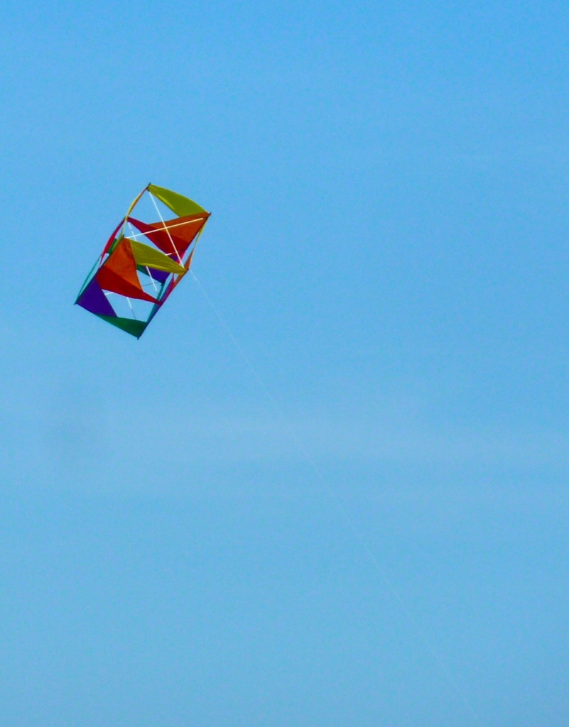 Kite in a Blue Sky by helenmoss