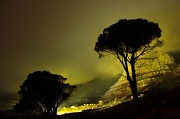 24th Oct 2011 - Table Mountain lit up in Yellow for the World Design Capital bid