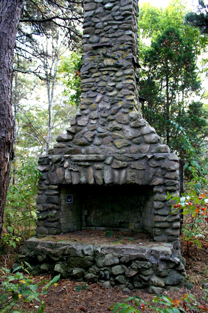 Fireplace in the Woods by lauriehiggins