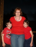 28th Oct 2011 - Wearing red for Daniel