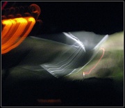 21st Oct 2011 - Snake Pass car lights abstract