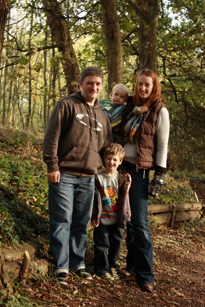 Family Photo In The Woods October 2011 by natsnell