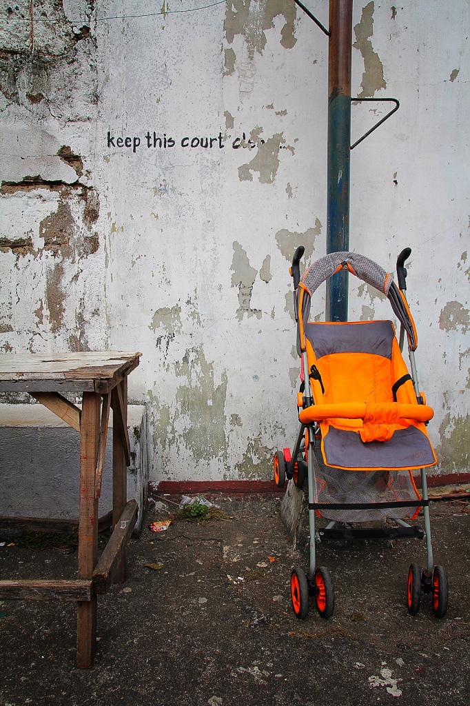 Stroller In The Court by nellycious