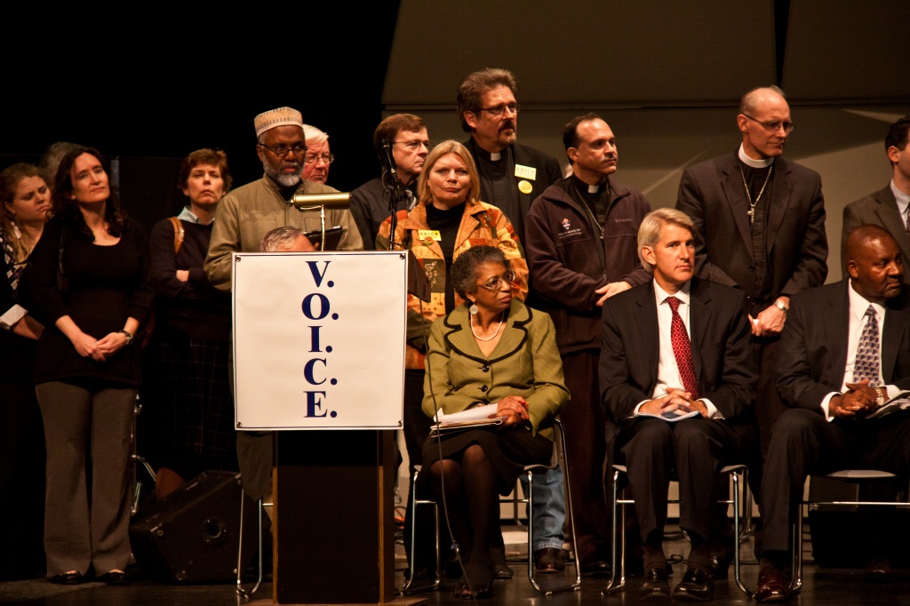 Religious Leaders on Stage at VOICE Action by jbritt