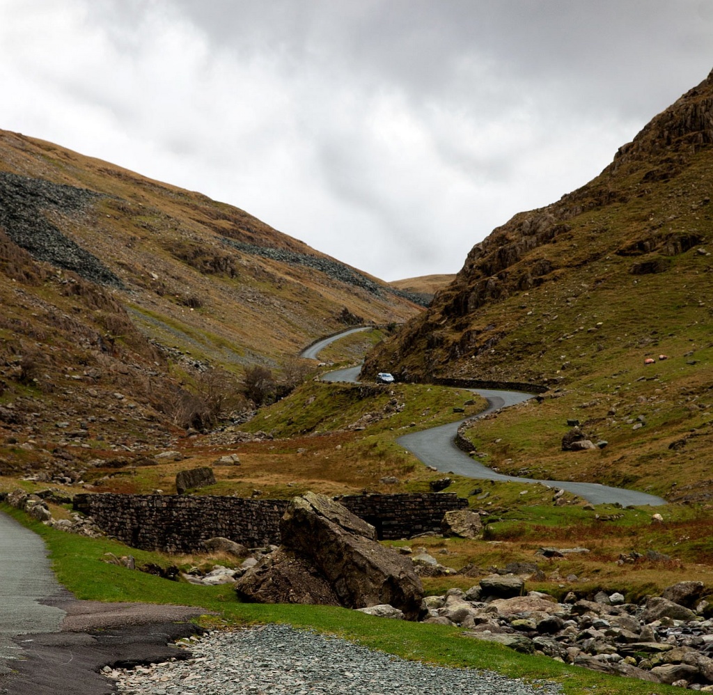 Honiston Pass Looking Up   - The English Lake District by netkonnexion