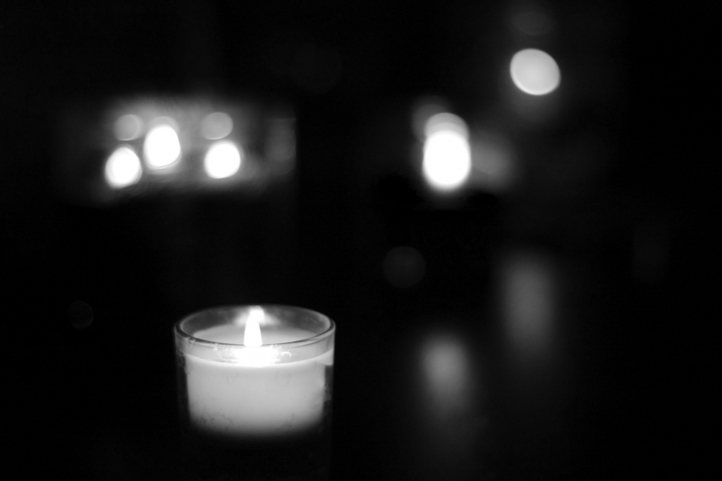 Black and White Candles by laurentye