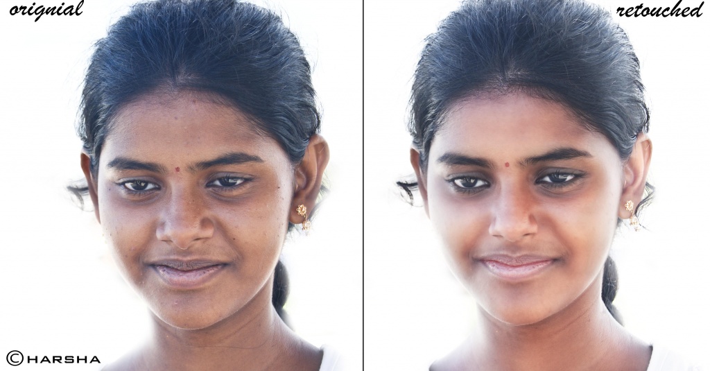 Retouching Practice by harsha