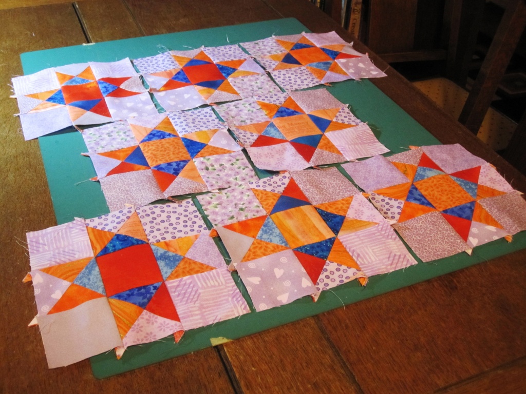 Mystery quilt blocks by margonaut