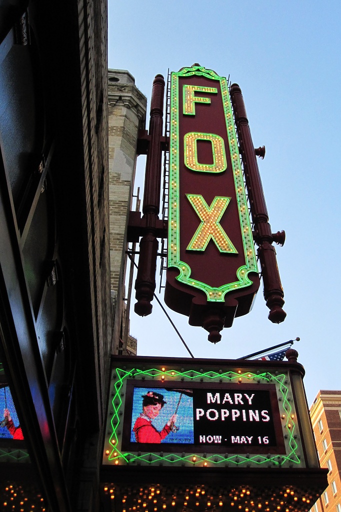 May 7. Mary Poppins at the Fox by margonaut