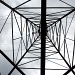 Power Line Tower kaleidoscope: Looking Up by yentlski