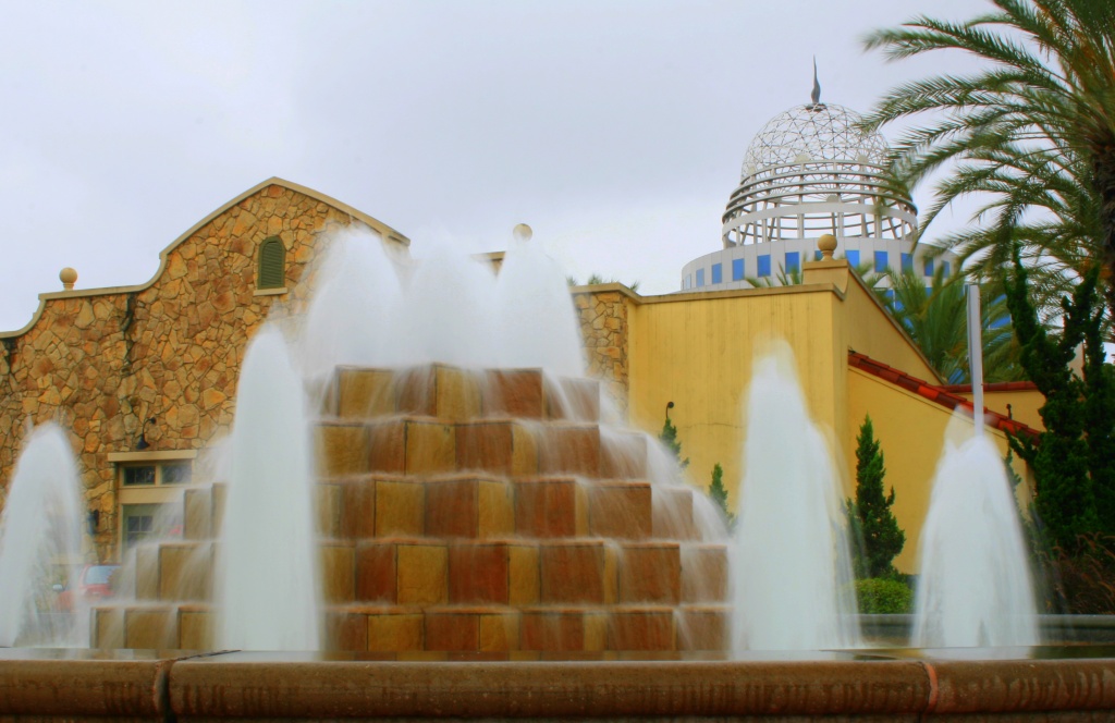 Waterfall At Cerritos Towne Center by kerristephens