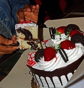 19th Nov 2011 - Strawberries & Oreo's Chocolate Cake