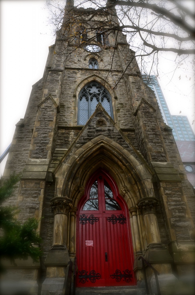 St George's Anglican Church main entrance  by dora