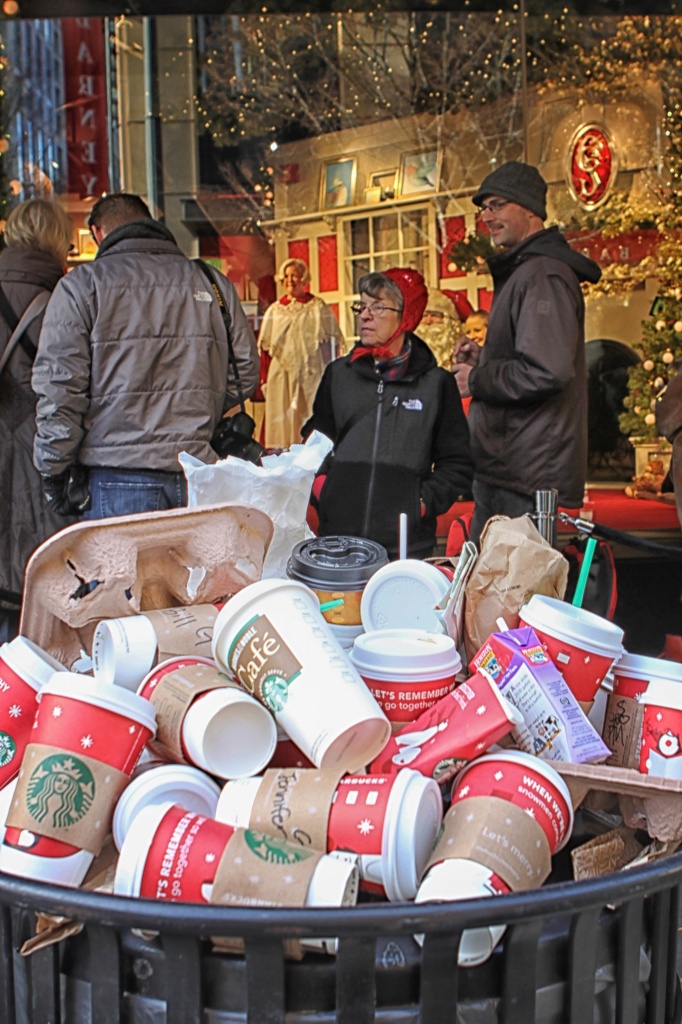 Lots Of Caffeine Needed To Stand In Line To See Santa! by seattle