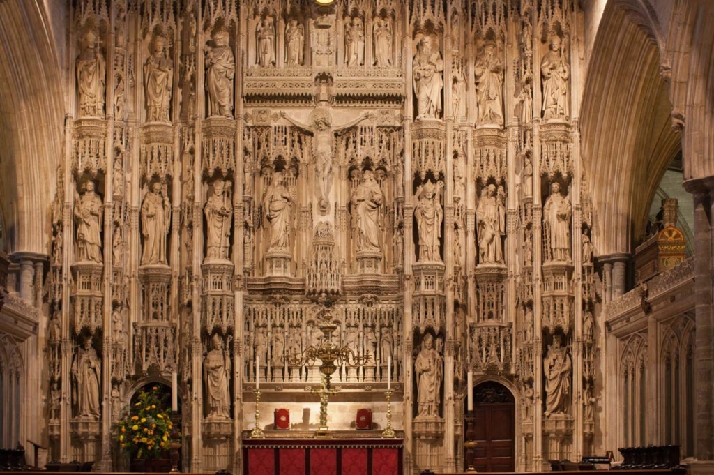 The Alter At Winchester Cathedral by netkonnexion