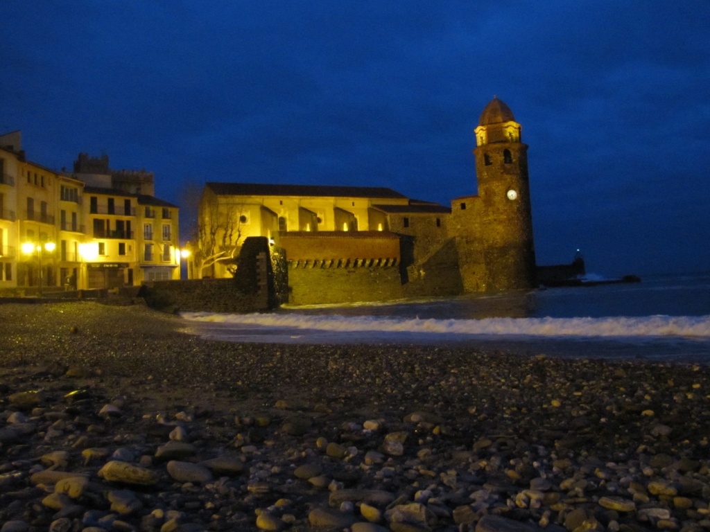 Collioure at night  by busylady