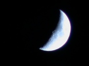 30th Nov 2011 - Waxing Crescent Moon