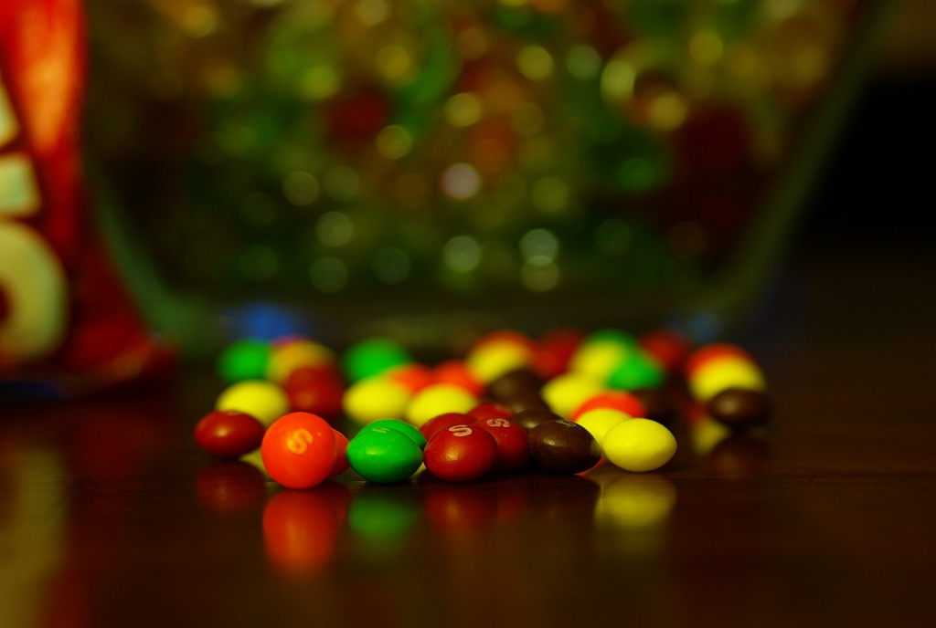 Glittering Skittles by cjphoto