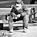 Homeless Santa Claus by peggysirk