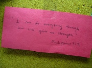 5th Dec 2011 - Encouragement. 