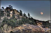 8th Dec 2011 - Moon Over the Bluff